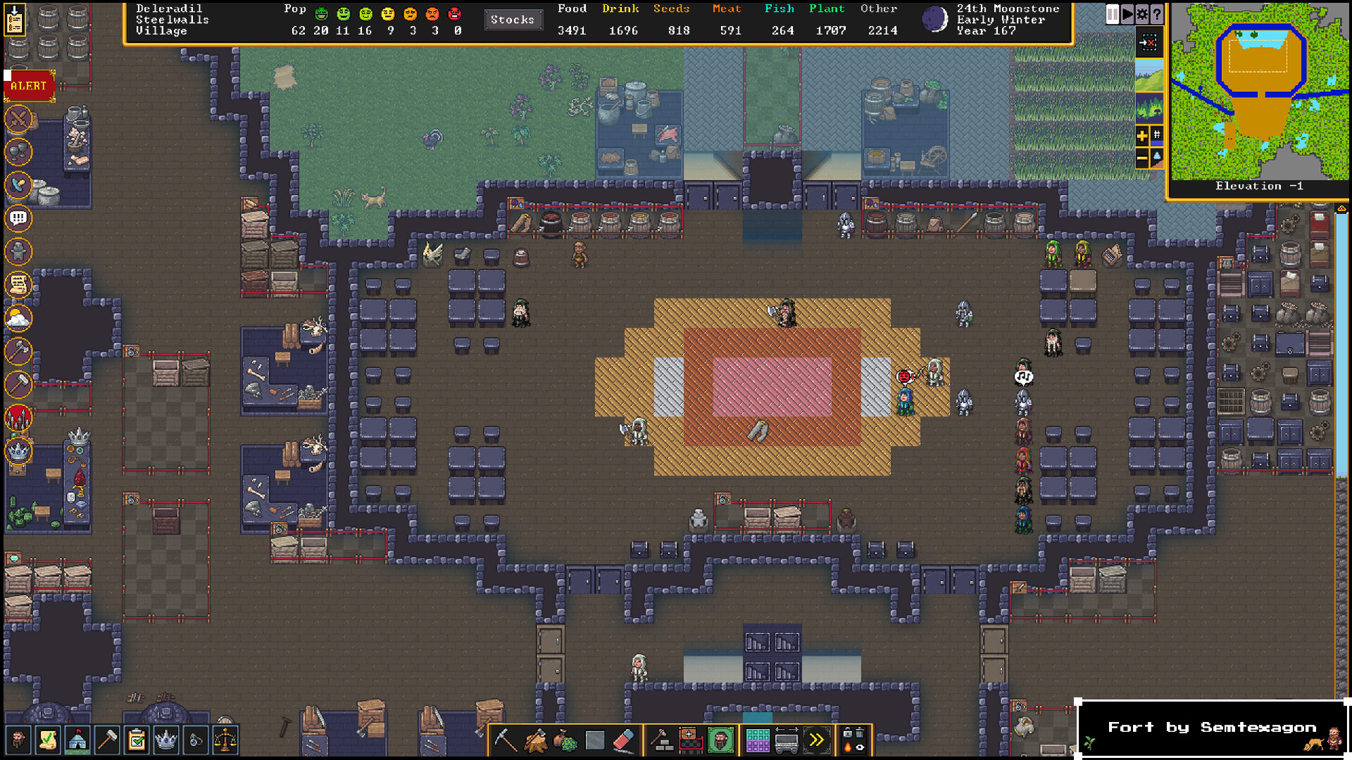 screenshot of Dwarf Fortress 1