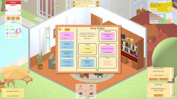 Screenshot z Drafting Tales