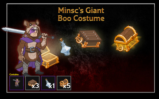 Idle Champions - Outfit Pack: Minsc's Giant Boo Costume