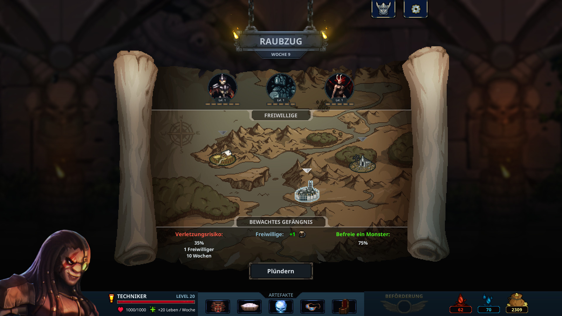 Legend of Keepers: Career of a Dungeon Manager Steam CD Key Screenshot 7