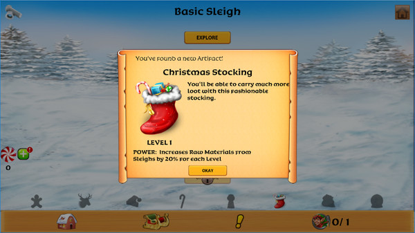 Screenshot z Christmas Clicker: Idle Gift Builder