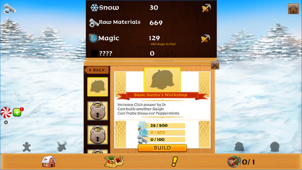 Screenshot z Christmas Clicker: Idle Gift Builder