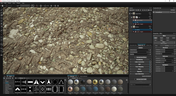 Screenshot z Substance Painter 2019