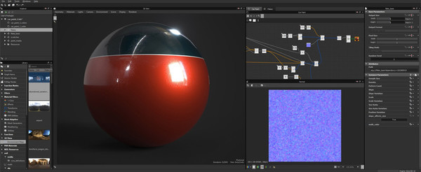 Screenshot z Substance Designer 2019