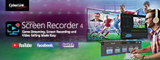 Cyberlink Screen Recorder 4  - Record your games, RPG, car game, shooting gameplay - Game Recording and Streaming Software