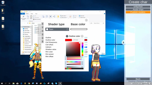 Ultimate Desktop Character Engine.