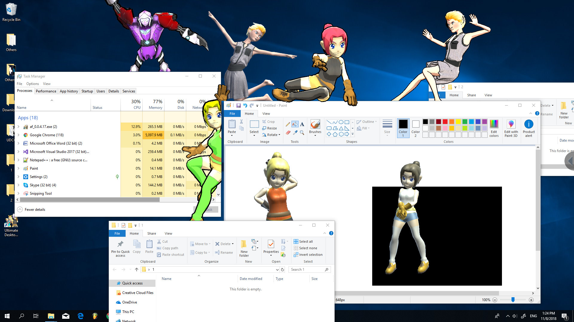 #2. Ultimate Desktop Character Engine (Steam) 由: elfinikGames