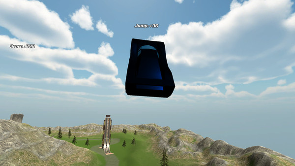 Screenshot of Stunt Simulator Multiplayer gameplay showing in-action mechanics