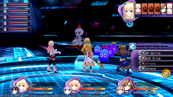 Hyperdimension Neptunia Re;Birth1 Survival Mode — скриншот 7
