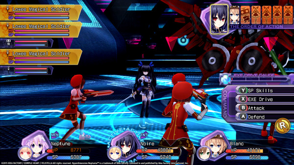 Hyperdimension Neptunia Re;Birth1 Survival Mode — скриншот 9