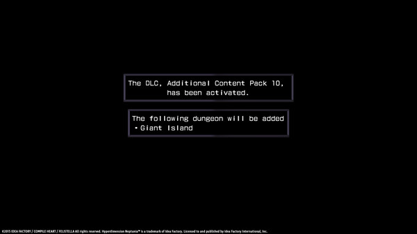 Hyperdimension Neptunia Re;Birth1 Giant Island Dungeon