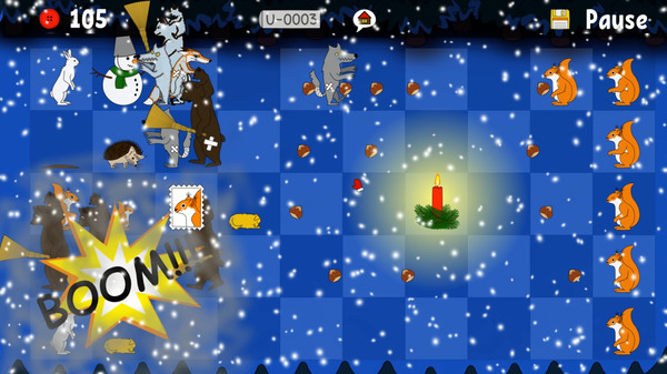 Screenshot z Christmas Defence