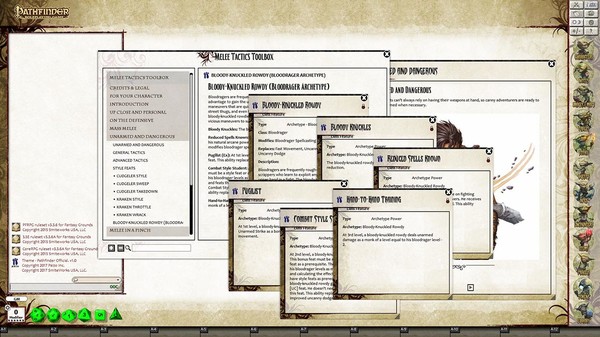 Fantasy Grounds - Pathfinder RPG - Melee Tactics Toolbox (PFRPG)