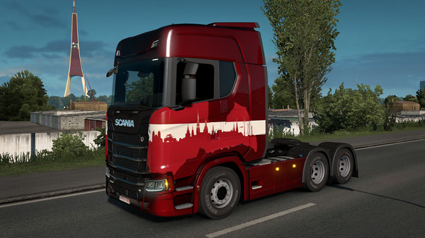 KHAiHOM.com - Euro Truck Simulator 2 - Latvian Paint Jobs Pack