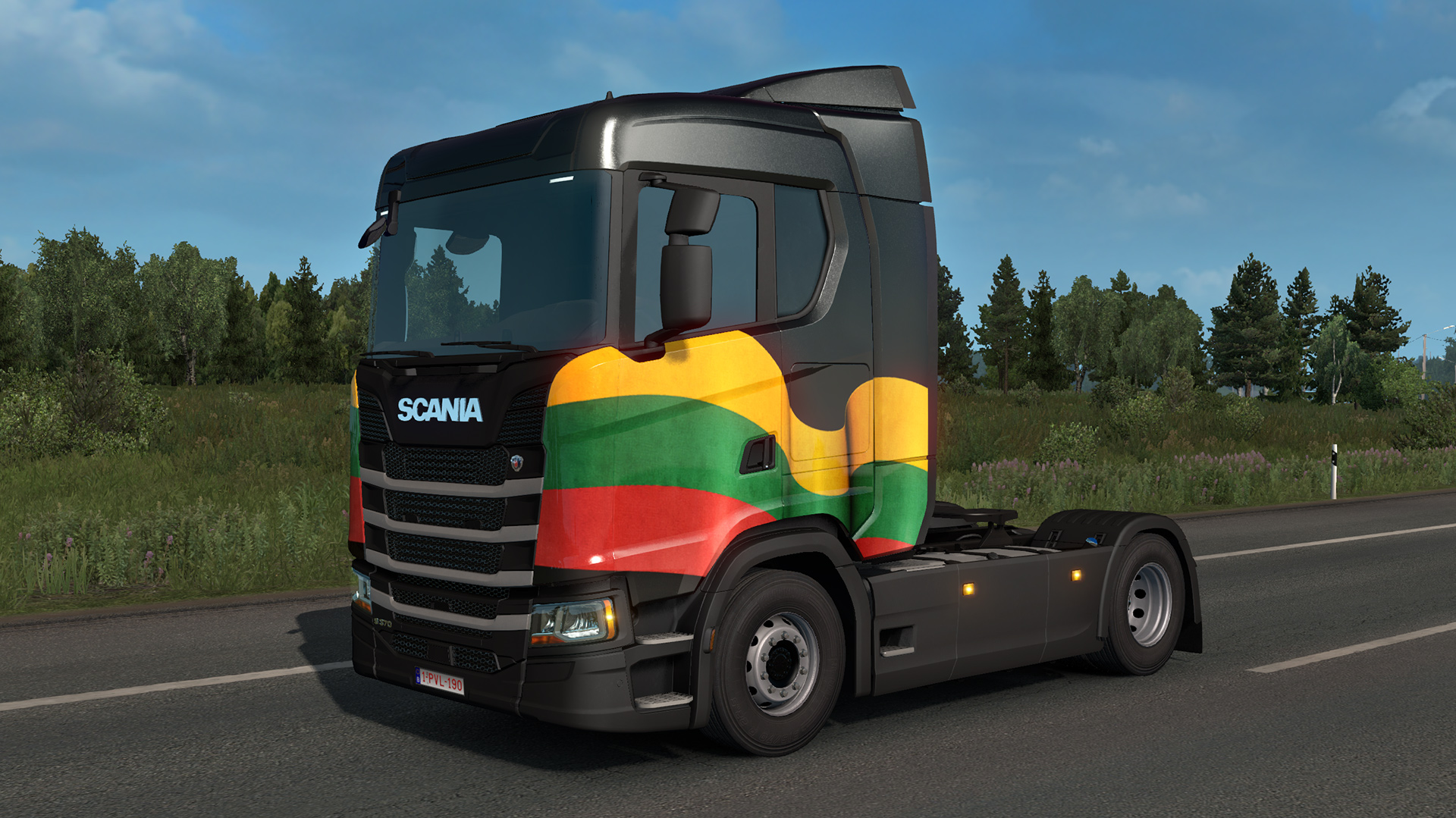 Euro Truck Simulator 2 - Lithuanian Paint Jobs Pack Featured Screenshot #1