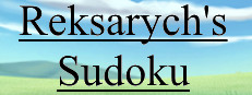Reksarych's Sudoku