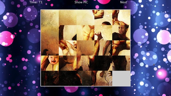 Screenshot z GACHIMUCHI M♂NLY PUZZLE