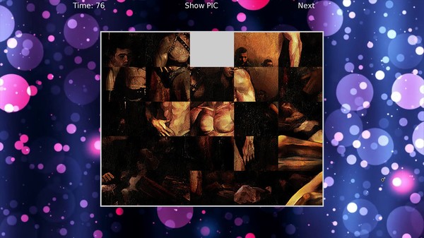 Screenshot z GACHIMUCHI M♂NLY PUZZLE