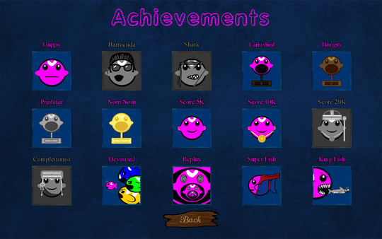 Screenshot z Noms the Fish