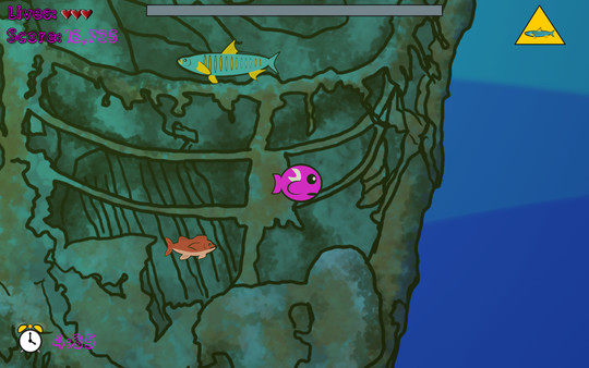 Screenshot z Noms the Fish