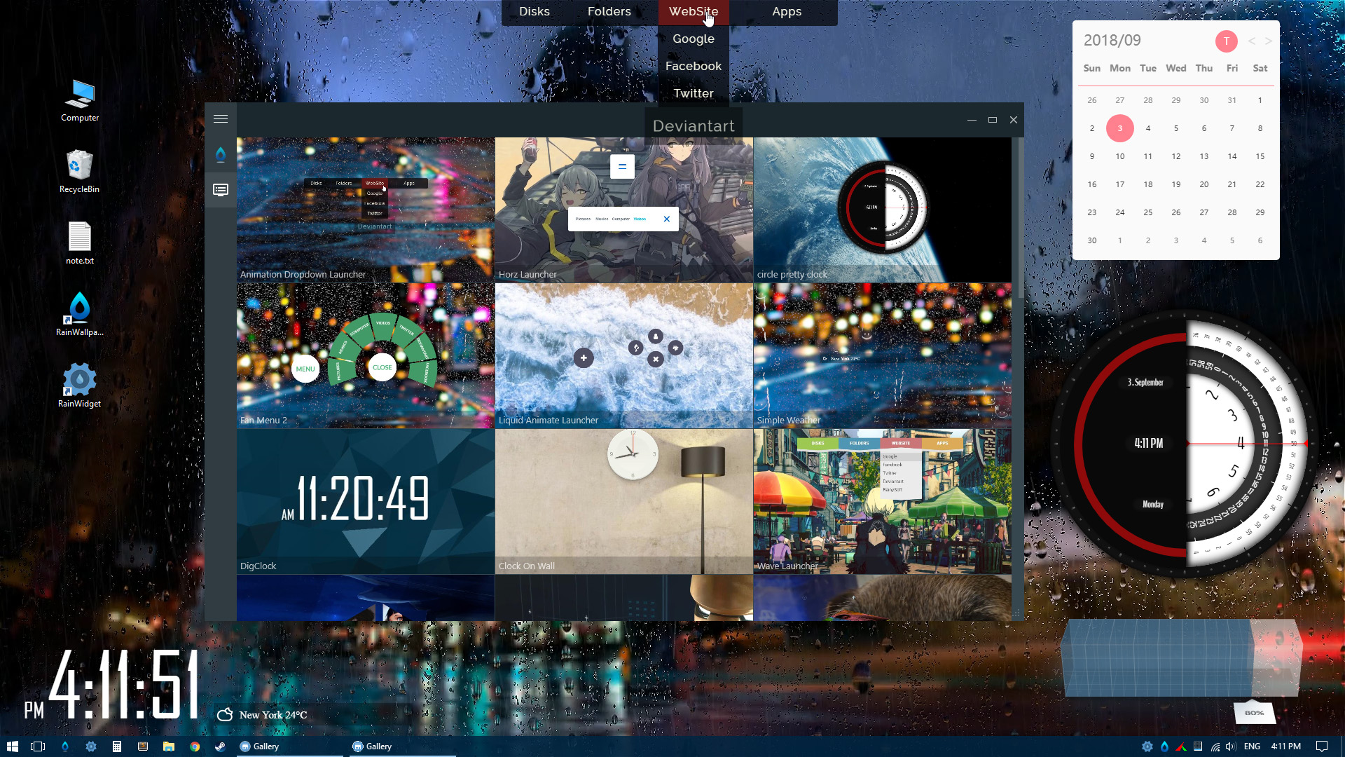 RainWidget Featured Screenshot #1