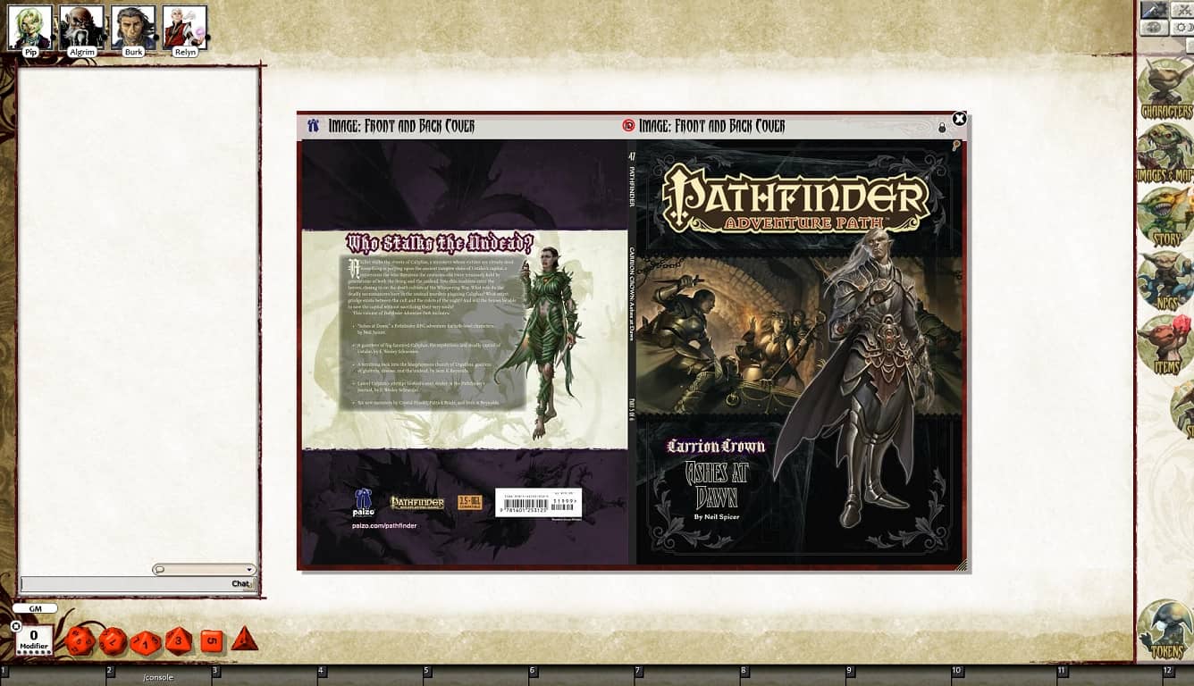 Fantasy Grounds - Pathfinder RPG - Carrion Crown AP 5: Ashes at Dawn (PFRPG) screenshot 1