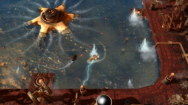 Screenshot z Naval Warfare