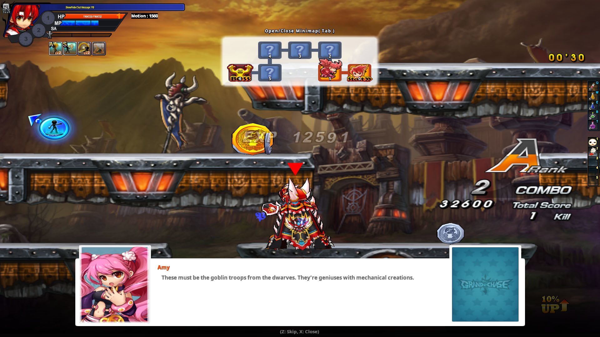 Screenshot of GrandChase
