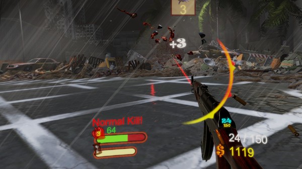 Screenshot z Sharknado VR: Eye of the Storm (Arcade Edition)