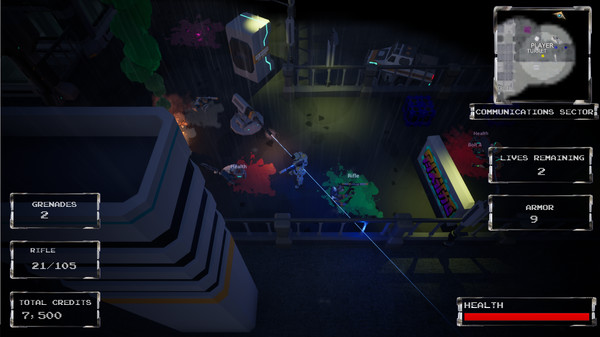 Screenshot z Cyber City Escape