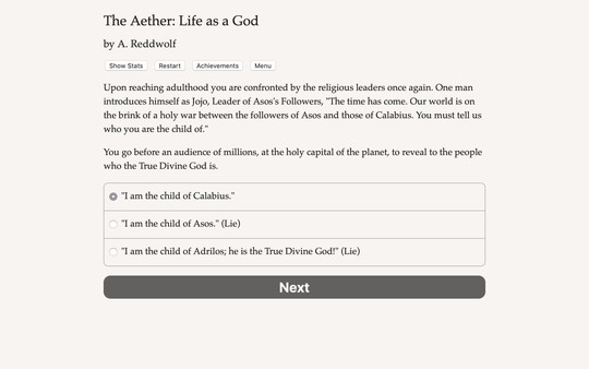 Screenshot z The Aether: Life as a God