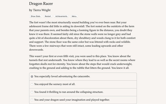 Screenshot z Dragon Racer