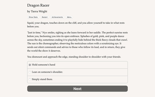 Screenshot z Dragon Racer