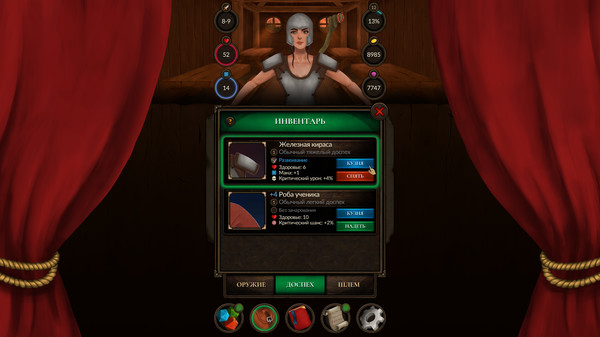 Screenshot z Crossroads: Roguelike RPG Dungeon Crawler