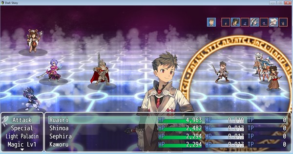 Screenshot z Dark Shiny