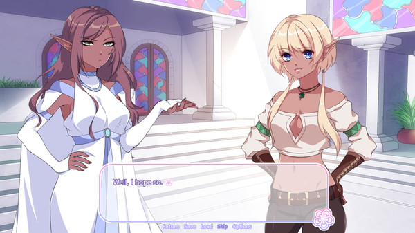 Screenshot of My Goddess of Love gameplay showing in-action mechanics