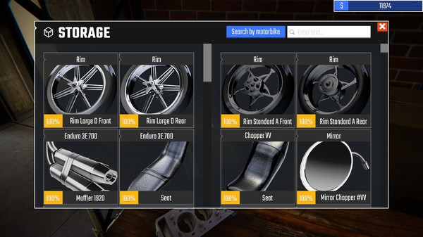 Biker Garage: Mechanic Simulator screenshot 5