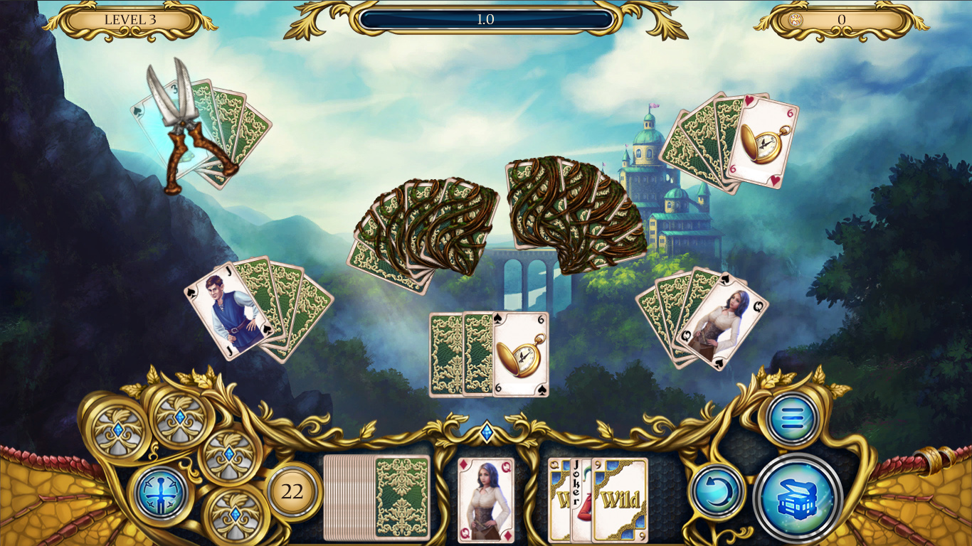 Solitaire. Dragon Light Featured Screenshot #1