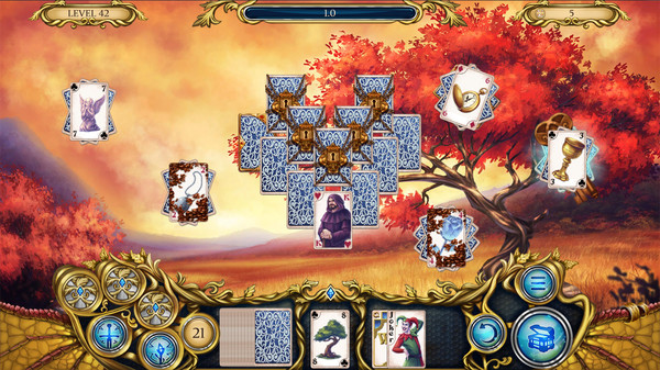 Screenshot 1 of Solitaire. Dragon Light