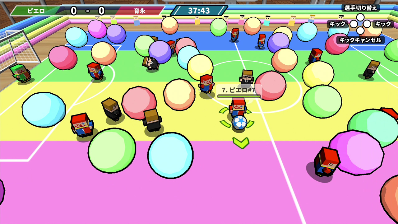 screenshot of 机でサッカー 3