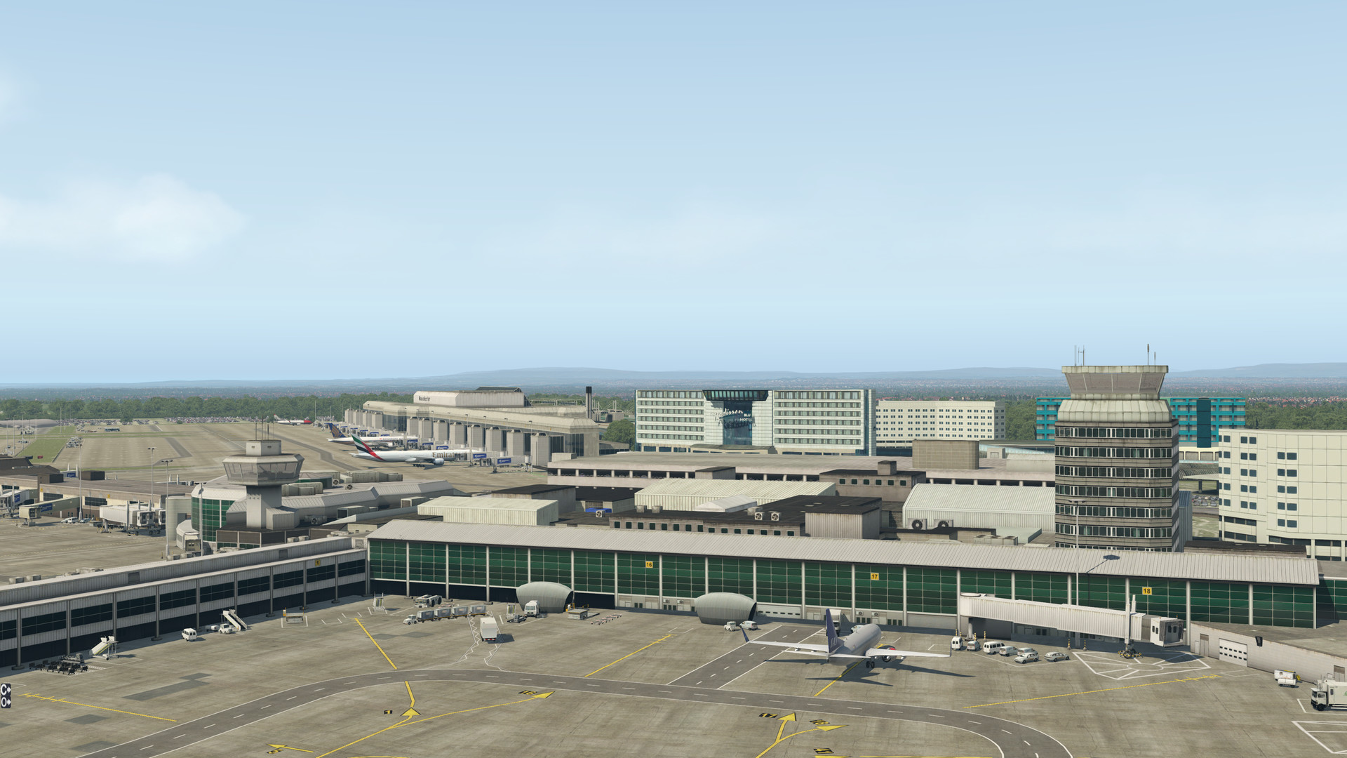 X-Plane 11 - Add-on: Aerosoft - Airport Manchester Featured Screenshot #1