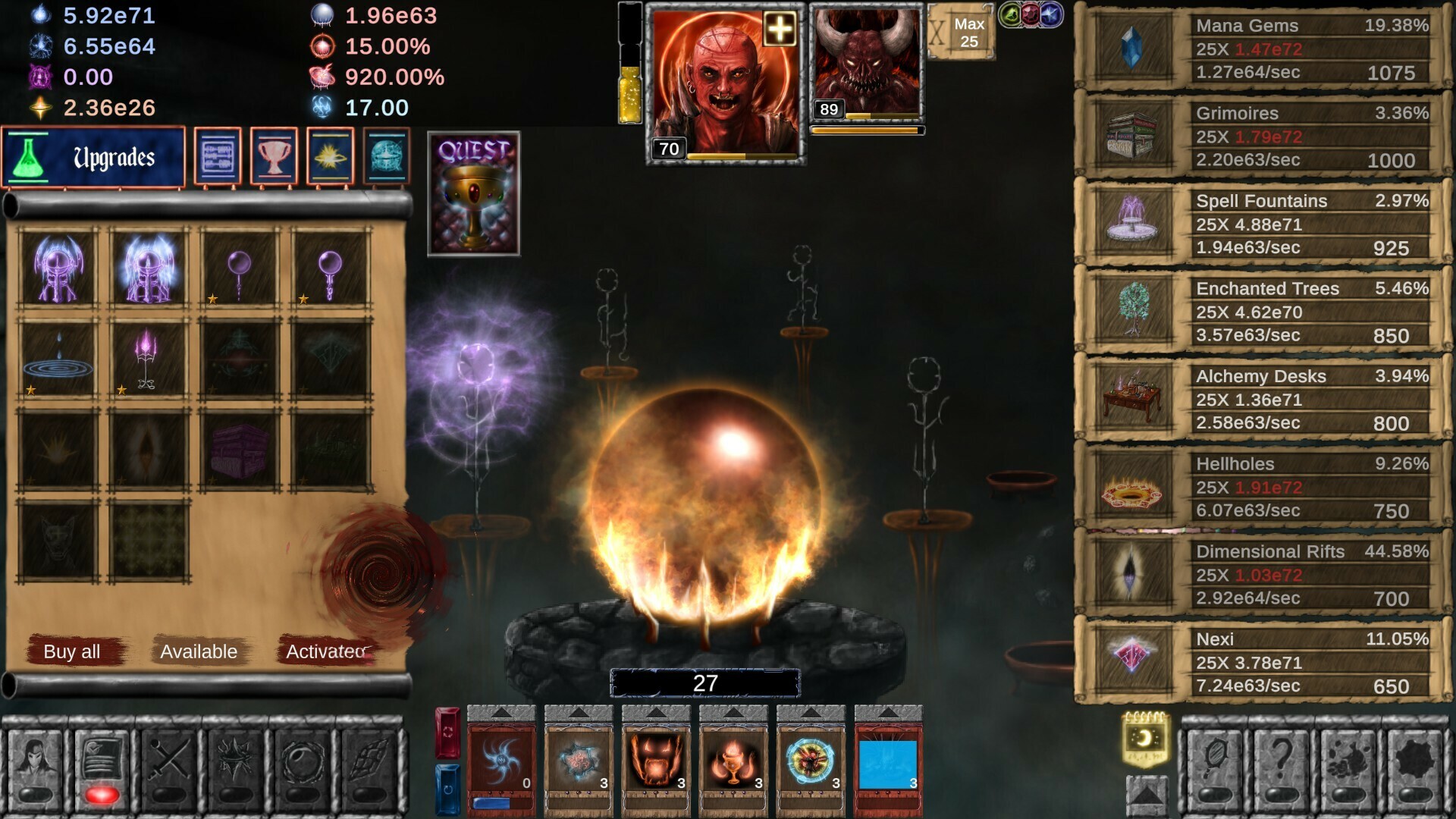 Screenshot of Idle Wizard