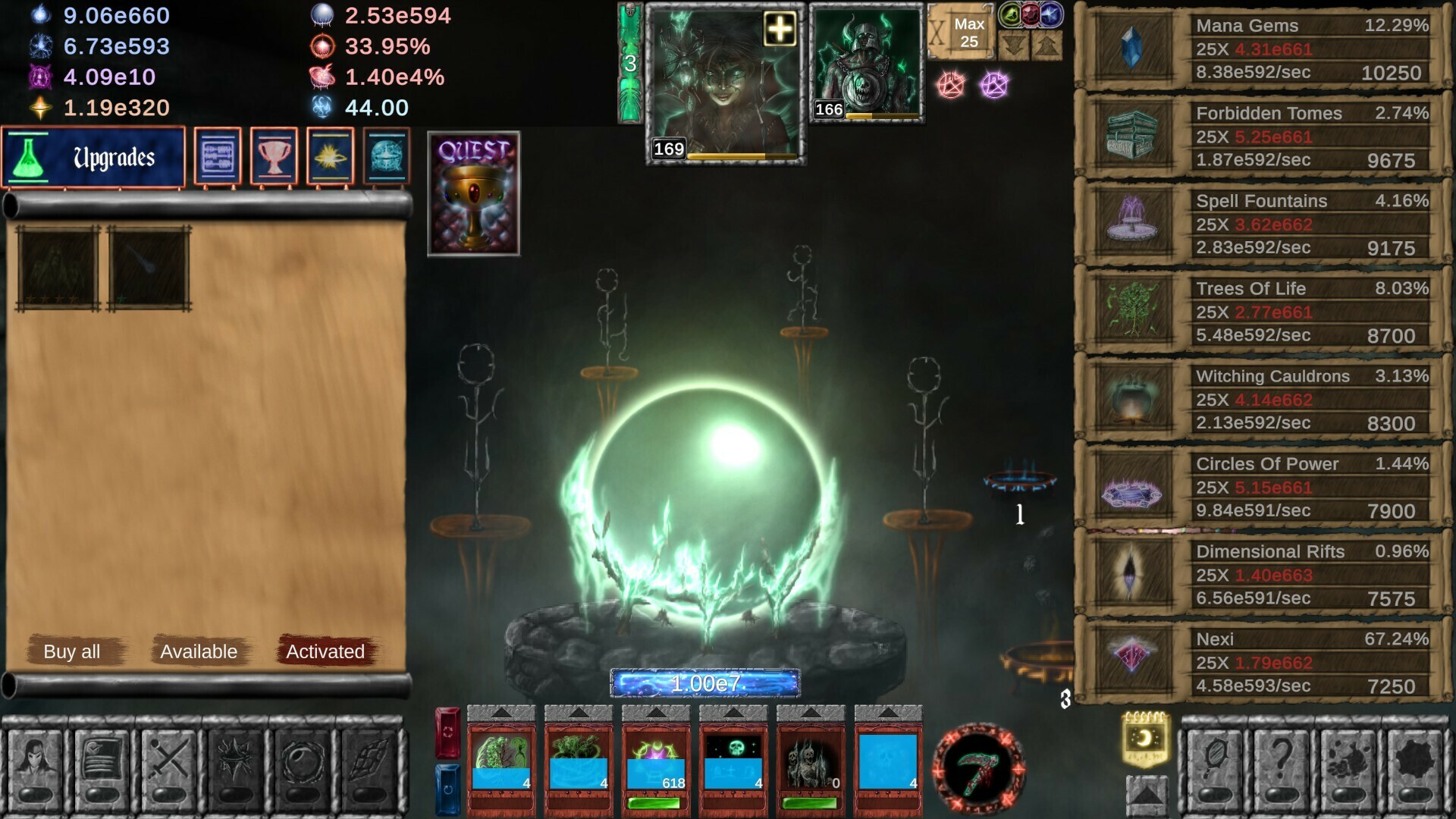 Screenshot of Idle Wizard
