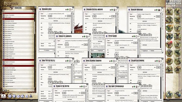 Fantasy Grounds - Pathfinder RPG - Monster Codex (PFRPG)