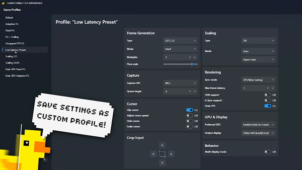 Lossless Scaling