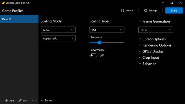 Lossless Scaling