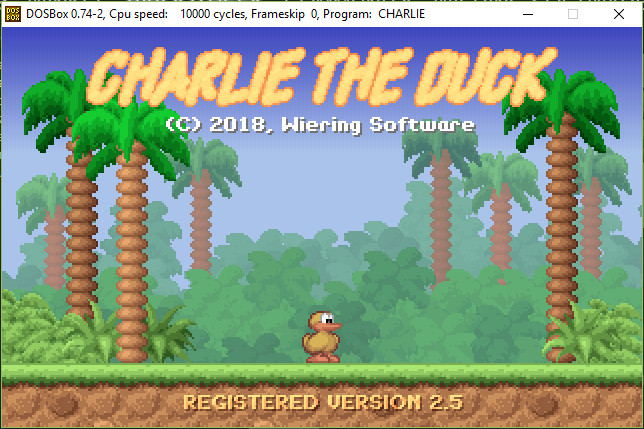 Charlie the Duck - Original version in DosBox Featured Screenshot #1