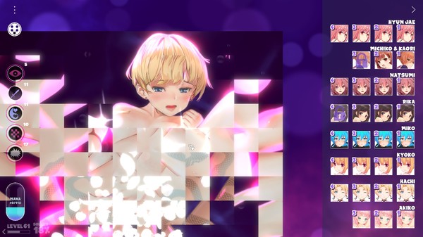 Screenshot z Hentai Mosaique Puzzle