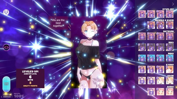 Screenshot z Hentai Mosaique Puzzle