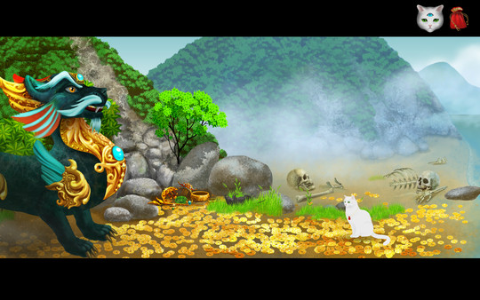 Screenshot z Cat and Ghostly Road